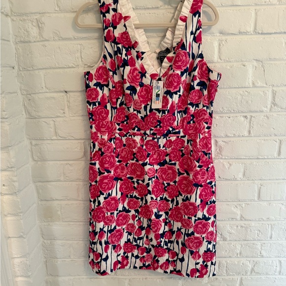 Vineyard Vines Pink and White Floral Mini Dress - Picture 1 of 2